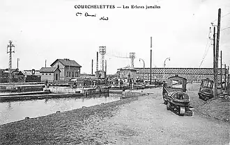 Französische „Chevaux électriques“ in Courchelettes