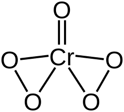 Strukturformel von Chrom(VI)-peroxid