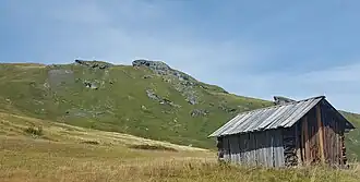 Crap Farreras, aufgenommen von Süden