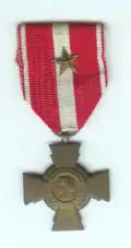 Croix de la Valeur militaire mit einem Bronzestern an die 1. Escadron
