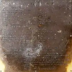 Info-Platte am View Point des Ortes Cromwell