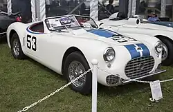 Cunningham C2-R. Der wieder aufgebaute Unfallwagen den Fred Wacker beim 24-Stunden-Rennen von Le Mans 1951 steuerte