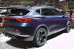 Cupra Formentor auf Geneva Motor Show 2019 Konzept – Heckansicht