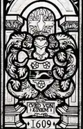 Wappen des Curd von Einem in St. Jacobi zu Einbeck (1609)