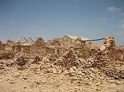 Ruinen eines verlassenen Dorfes