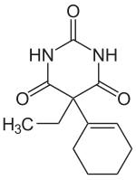 Struktur von Cyclobarbital