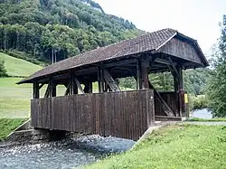 Dörflibrücke von 1941 über die Engelberger Aa