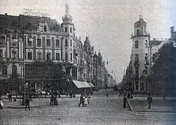 Friedrichstraße mit Warenhaus Hartoch (links), nach 1900