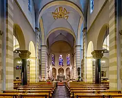 Düsseldorf Wersten St. Maria Rosenkranz Innenraum