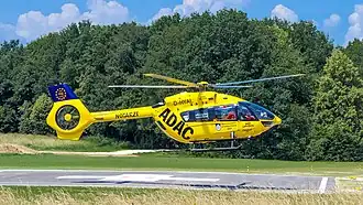 Christoph 22 (D-HYAL) am Krankenhaus Günzburg