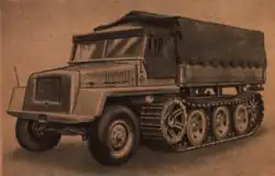 sWS mit Pritschenaufbau aus D. 606-15.