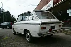 DAF 44 Kombi, Heckansicht
