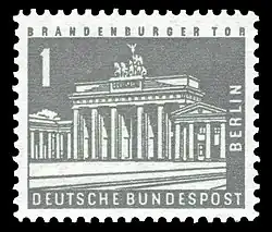 Dauermarkenserie Berliner Stadtbilder, 1958
