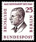25-Pf-Sonderbriefmarke der Deutschen Bundespost Berlin aus der Serie Männer aus der Geschichte Berlins (1957)