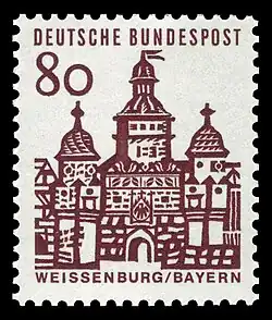 Briefmarke der Deutschen Bundespost (1964)