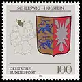 Briefmarke von 1994 aus der Serie: Wappen der Länder der Bundesrepublik Deutschland