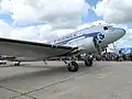 DC-3-Passagierflugzeug der Air France