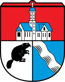 Wappen von Biberbach, Bayern