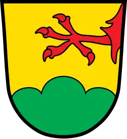 Greifenfang im Wappen von Buchhofen