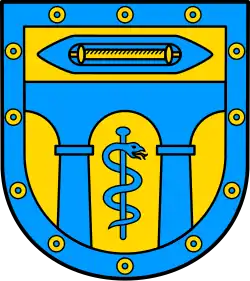 Die Gemeinde Großschweidnitz trägt das Viadukt in ihrem Wappen