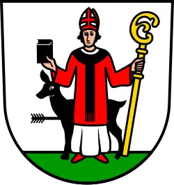 Aegidius in schwarzer Stola