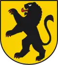 Wappen von Hohenstaufen vor seiner 1971 erfolgten Eingemeindung nach Göppingen.
