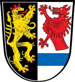 Wappen des Landkreises Tirschenreuth