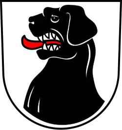 Brackenhaupt im Wappen von Mögglingen