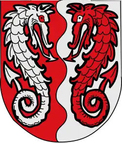 Samtgemeinde Artland – Zwei Drachen in verwechselten Farben