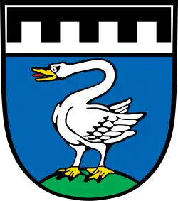Wappen der Gemeinde Schwanstetten