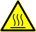 D-W026: Warnung vor heißer Oberfläche
