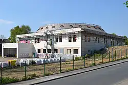 Zentralmoschee im Bau im April 2011