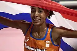 Nach ihrem Sieg eine Woche zuvor über 10.000 Meter wurde Sifan Hassan auch über 1500 Meter Weltmeisterin