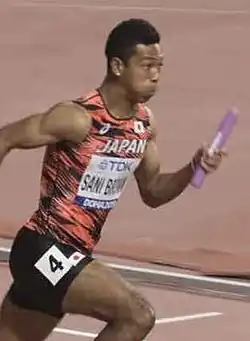 Der siebtplatzierte Japaner Abdul Hakim Sani Brown