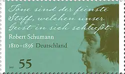 Deutsche Briefmarke von 2010 zum 200. Geburtstag