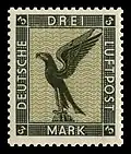 Luftpost-Briefmarke für Deutsche Reichspost
