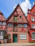 Haus mit historischen Fachwerk aus Lüneburg