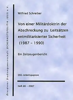DSS-Arbeitspapiere, Abschreckung und entmilitarisierte Sicherheit, H. 86, 2007.