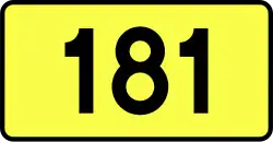 Droga wojewódzka 181