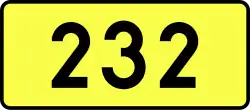 Droga wojewódzka 232
