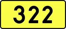Droga wojewódzka 322
