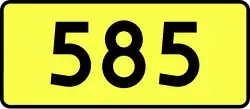 Droga wojewódzka 585