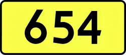 Droga wojewódzka 654