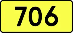 Droga wojewódzka 706
