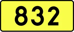 Droga wojewódzka 832