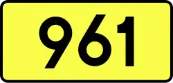 Droga wojewódzka 961