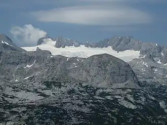 Blick zum Taubenkogel (Vordergrund)