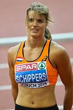Dafne Schippers – als Doppelsiegerin über 100- und 200 Meter die Sprintkönigin von Zürich