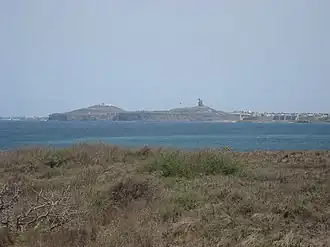 Blick auf Les Mamelles von den Îles de la Madeleine
