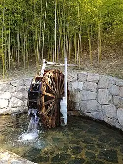 Glücksbrunnen nahe Eingang